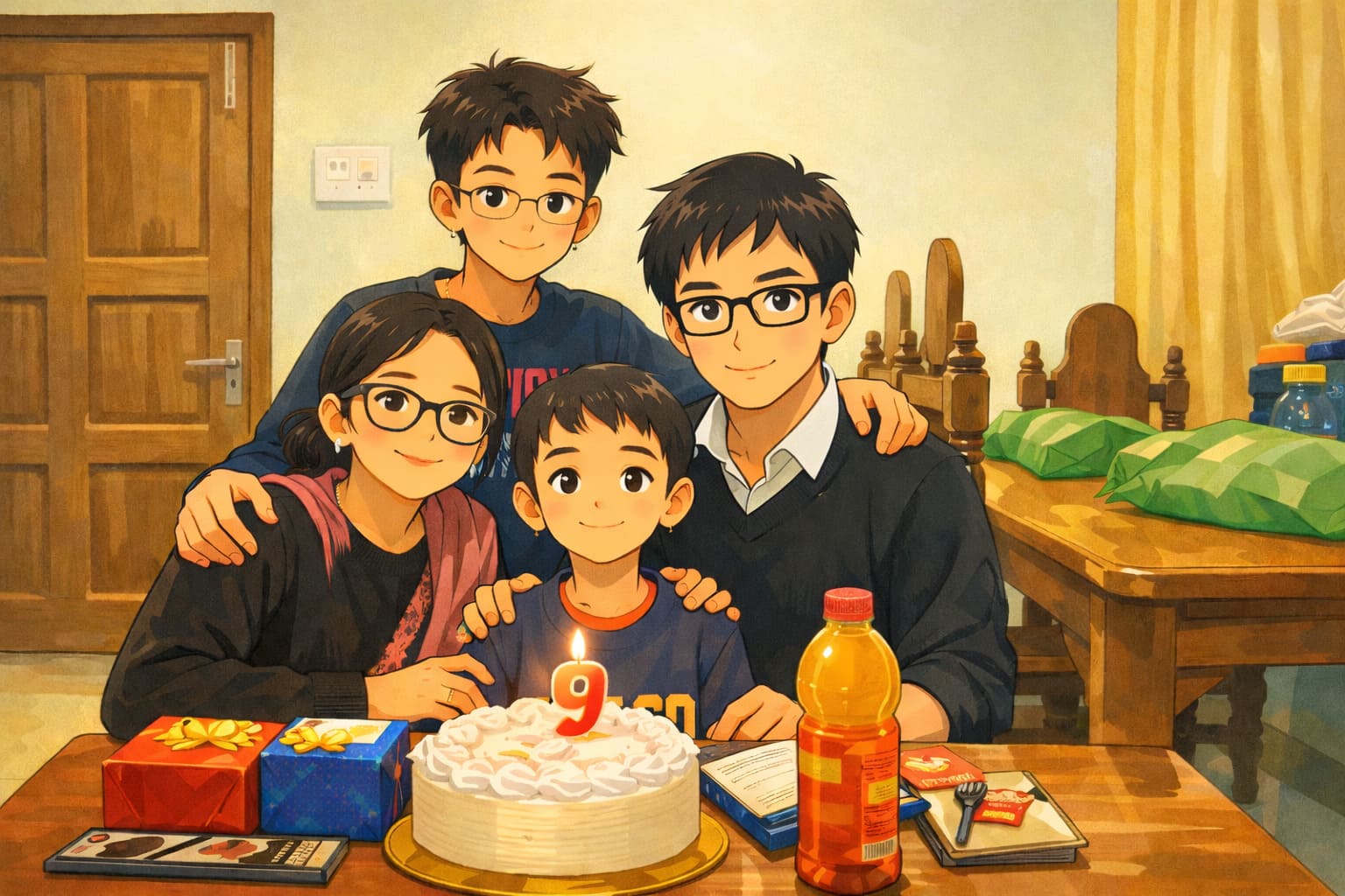 My Quiet and Happy 9th Birthday